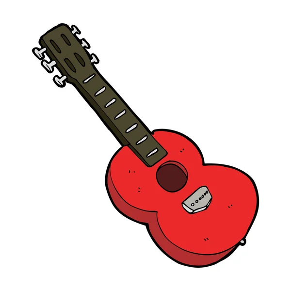 Guitarra desenhos animados — Vetor de Stock