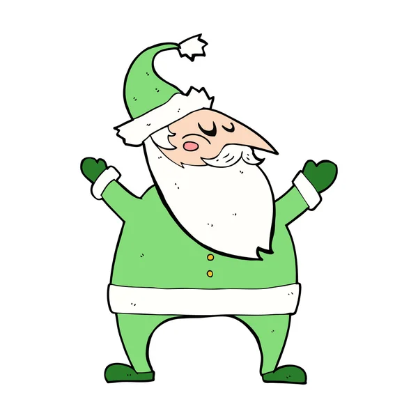 Cartoon santa claus — Stock Vector