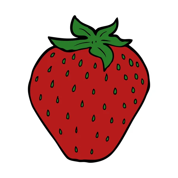 Φράουλα κινουμένων σχεδίων — Διανυσματικό Αρχείο