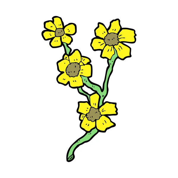 Flores de desenhos animados —  Vetores de Stock