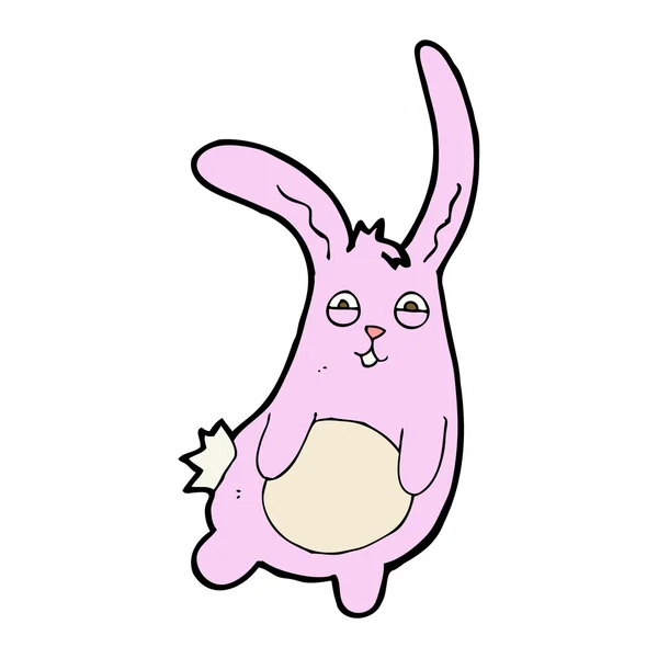 Grappige cartoon konijn — Stockvector