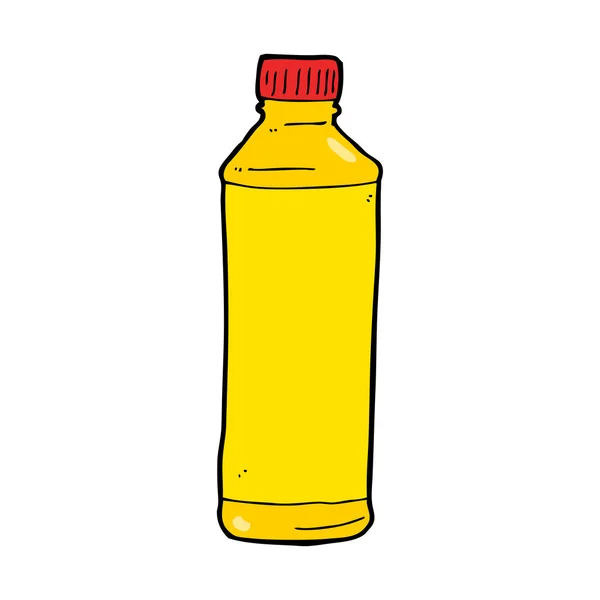 Dibujos animados botella de agua — Vector de stock