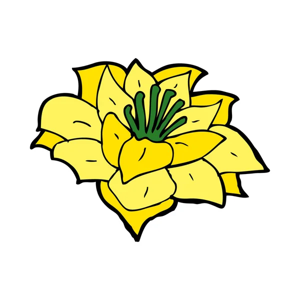 Cartoon bloem — Stockvector