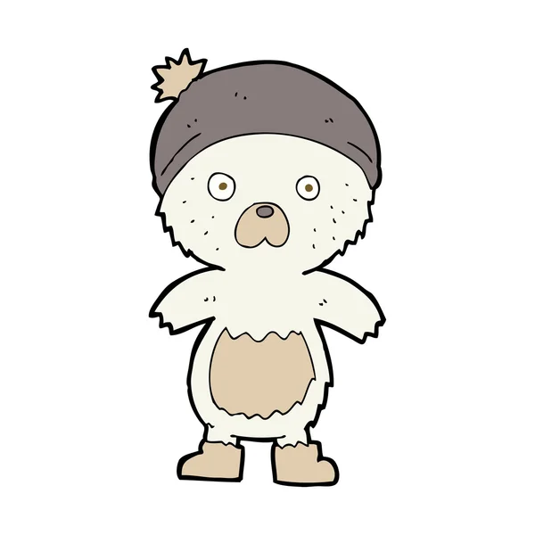 만화귀여운 곰 곰 — 스톡 벡터