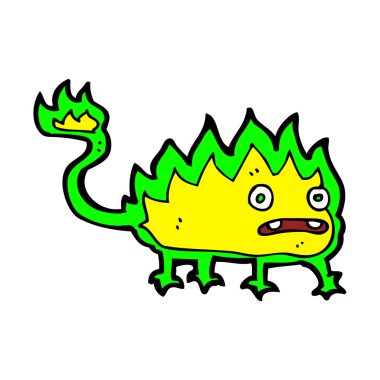 çizgi film küçük ateş şeytanı