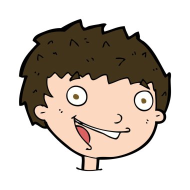 gülen çocuk çizgi film