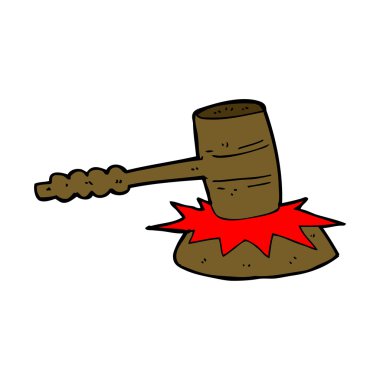 Tokmak vurarak cartoon