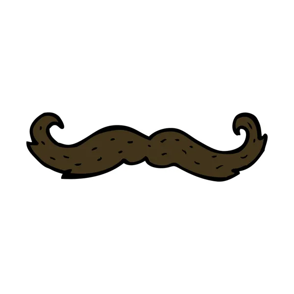 Symbole de moustache de dessin animé — Image vectorielle