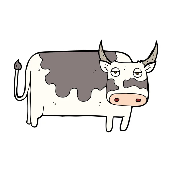 Cartoon-Kuh — Stockvektor