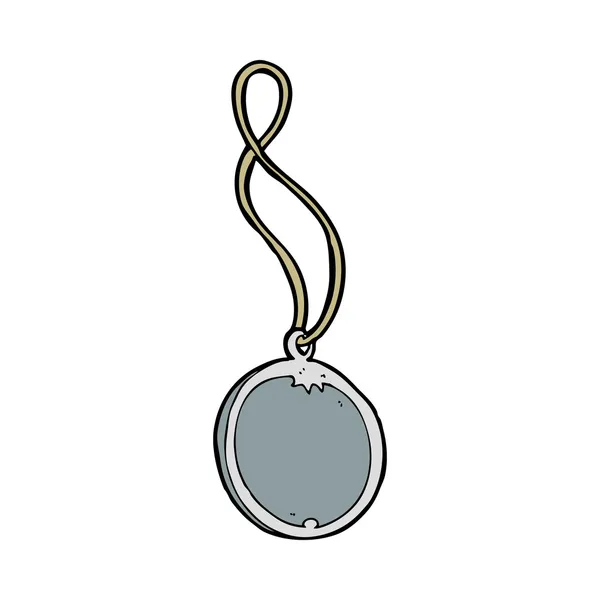 Collana ciondolo cartone animato — Vettoriale Stock