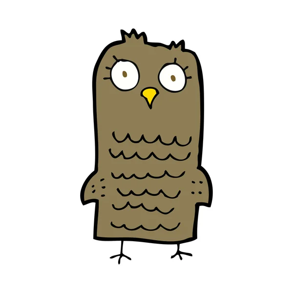 Cartoon owl — Stock Vector