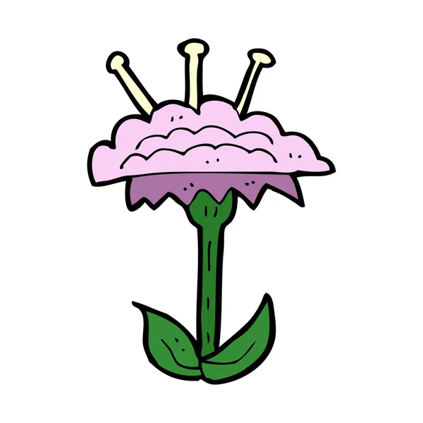 Flor de dibujos animados — Vector de stock