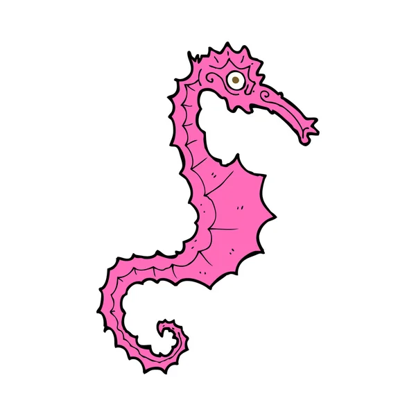 Dessin animé cheval de mer — Image vectorielle
