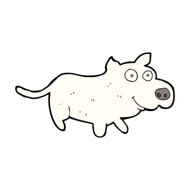 çizgi film mutlu küçük köpek