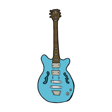 çizgi film elektro gitar
