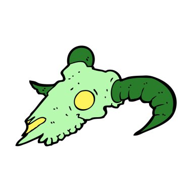 çizgi film sihirli koç kafatası