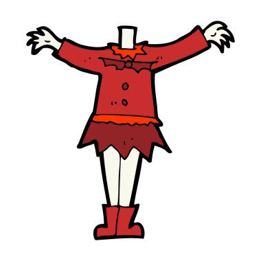 Cartoon Dişi vampir vücut (mix ve maç karikatür veya kendi p eklemek