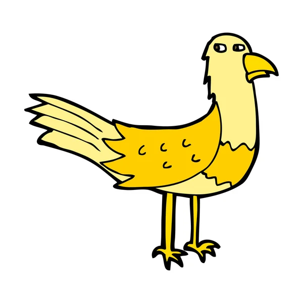 Pájaro de dibujos animados — Vector de stock