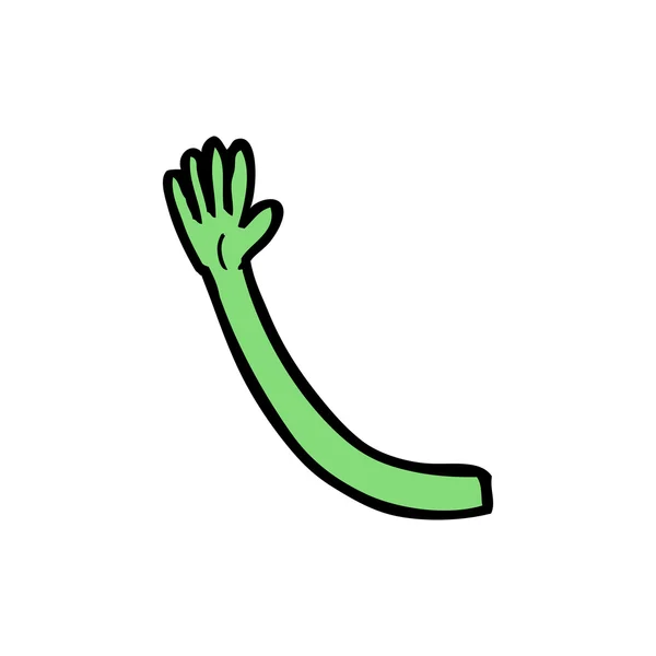 Cartoon-Monster Arm — Stockvektor