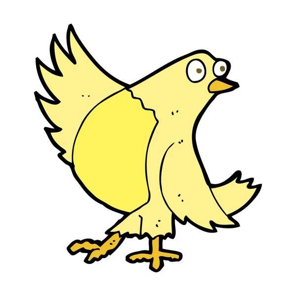 Cartoon tanzender Vogel — Stockvektor