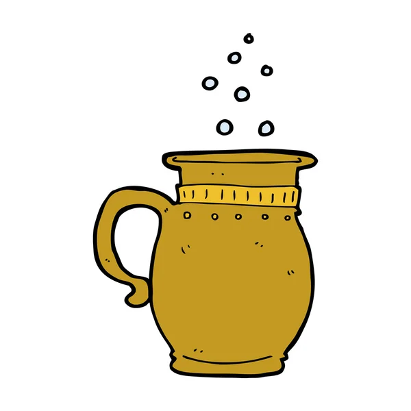 Cartoon beer tankard — Stock vektor