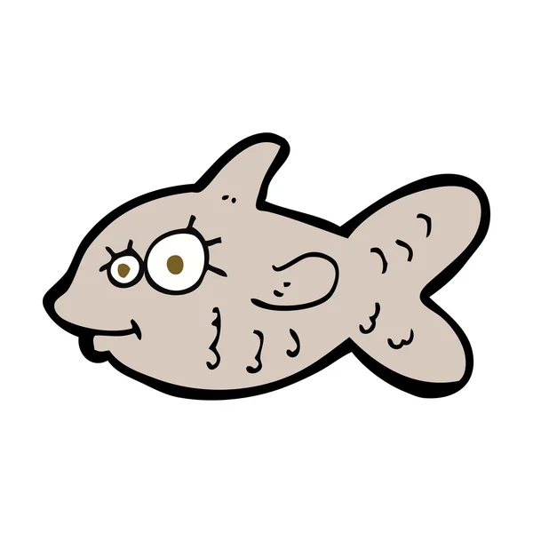 漫画幸せな金魚 — ストックベクタ