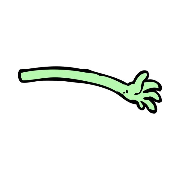 Cartoon-Monster Arm — Stockvektor