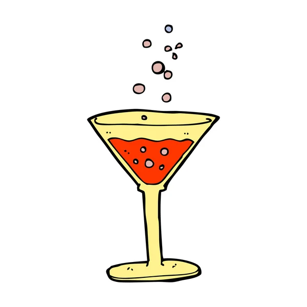 Cocktail de bande dessinée — Image vectorielle