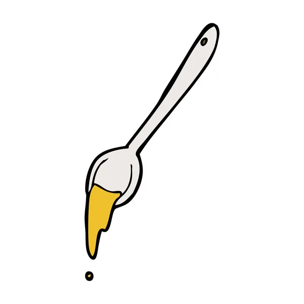 Cartoon spoon — Stock Vector