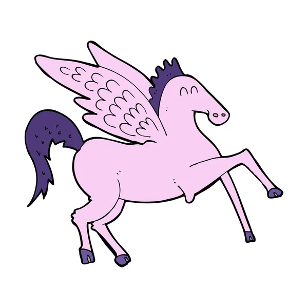 Cartoon pegasus — Stock vektor