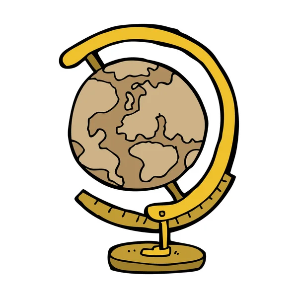 Карикатурный глобус — стоковый вектор