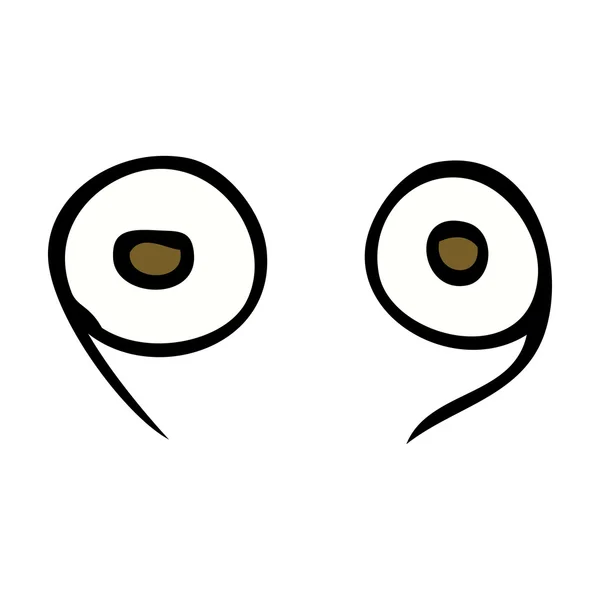 Мультфільм очі — стоковий вектор