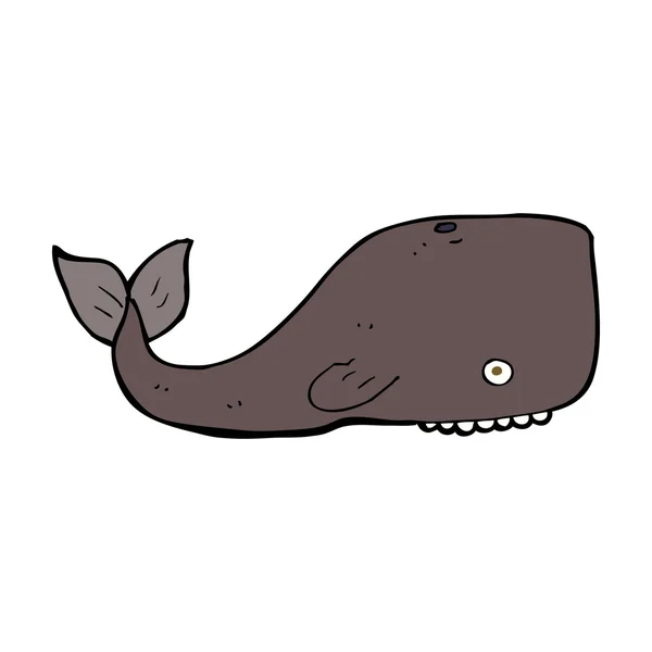 만화 고래 — 스톡 벡터