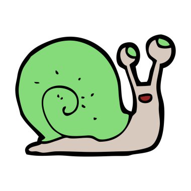 karikatür salyangoz