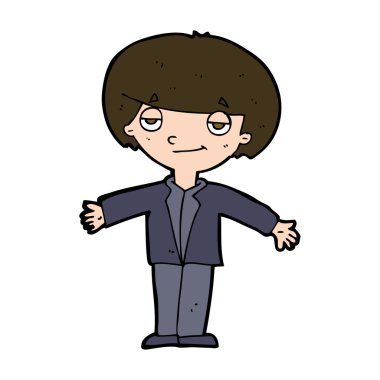 kendini beğenmiş çocuk çizgi film