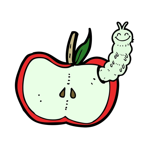 卡通人物苹果 — 图库矢量图片