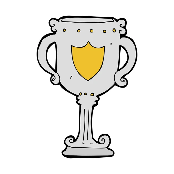 Cartoon trophy — Stock Vector