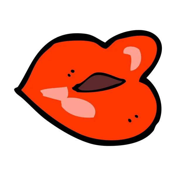 Cartoon lippen — Stockvector