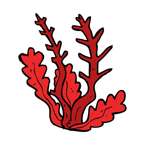 Alga marinha dos desenhos animados — Vetor de Stock