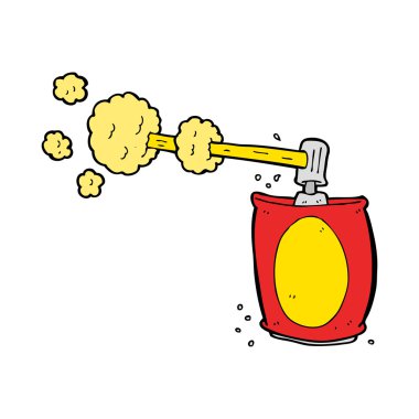 çizgi film sprey sprey kutusu