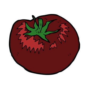karikatür domates