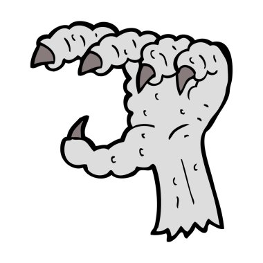 karikatür kuş pençe