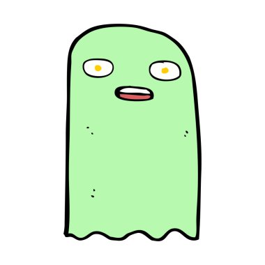 komik karikatür hayalet