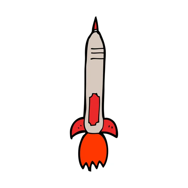 Rajzfilm rakéta — Stock Vector