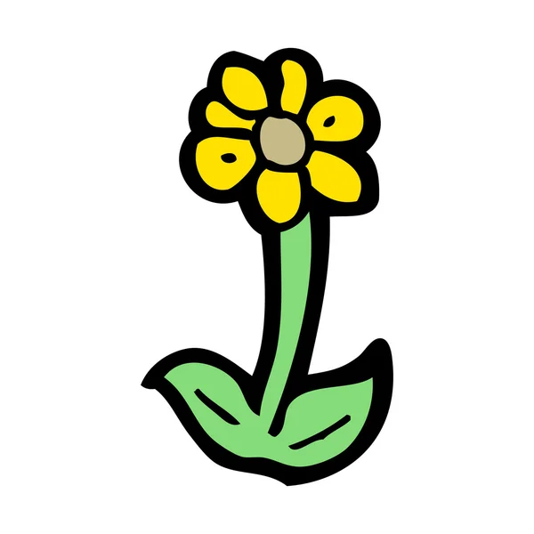 Kreskówka kwiat symbol — Wektor stockowy