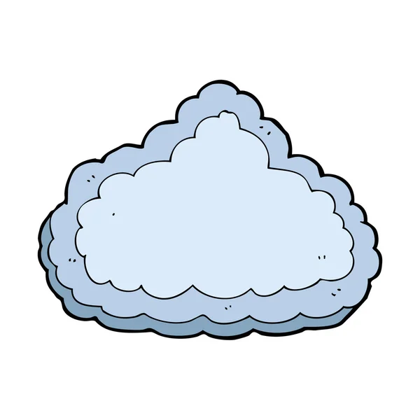 Cartoon decorative cloud — Stock Vector