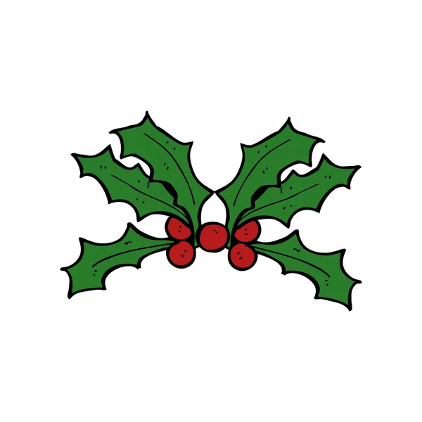 Kreslený holly — Stockový vektor