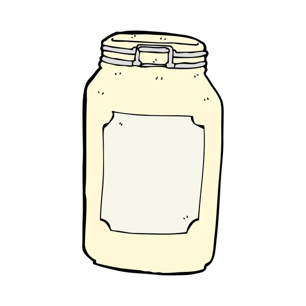 Cartoon jar — Stock Vector