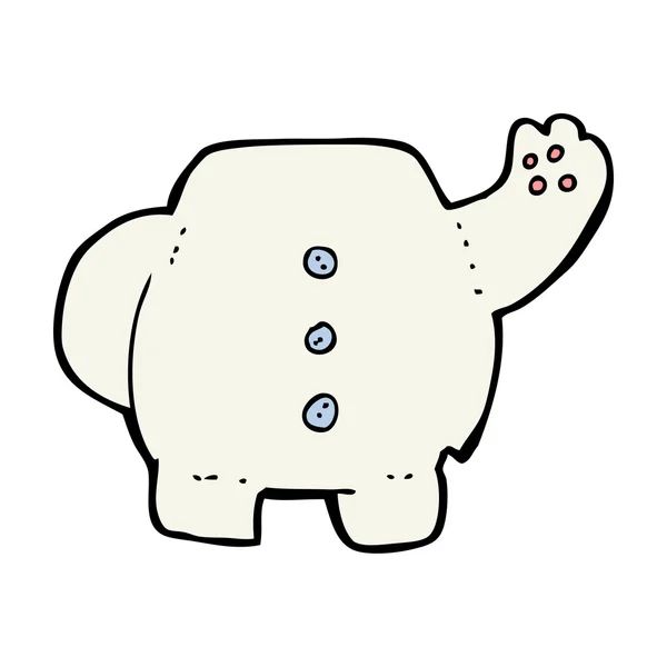 Karikatury medvídek tělo — Stockový vektor