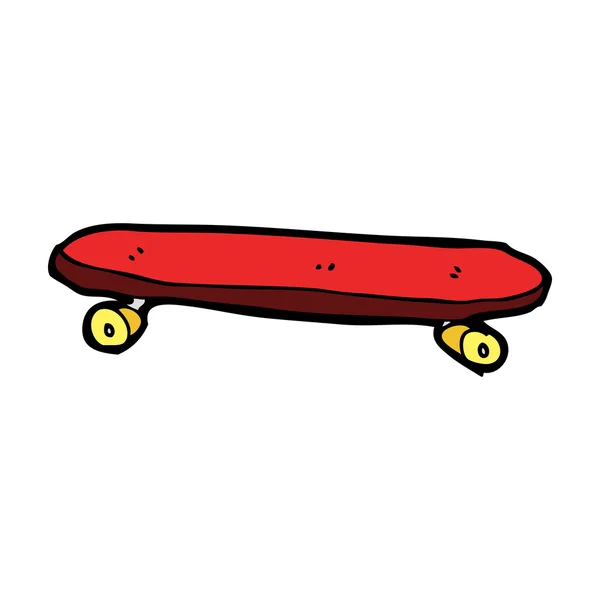 Skateboard dessin animé — Image vectorielle